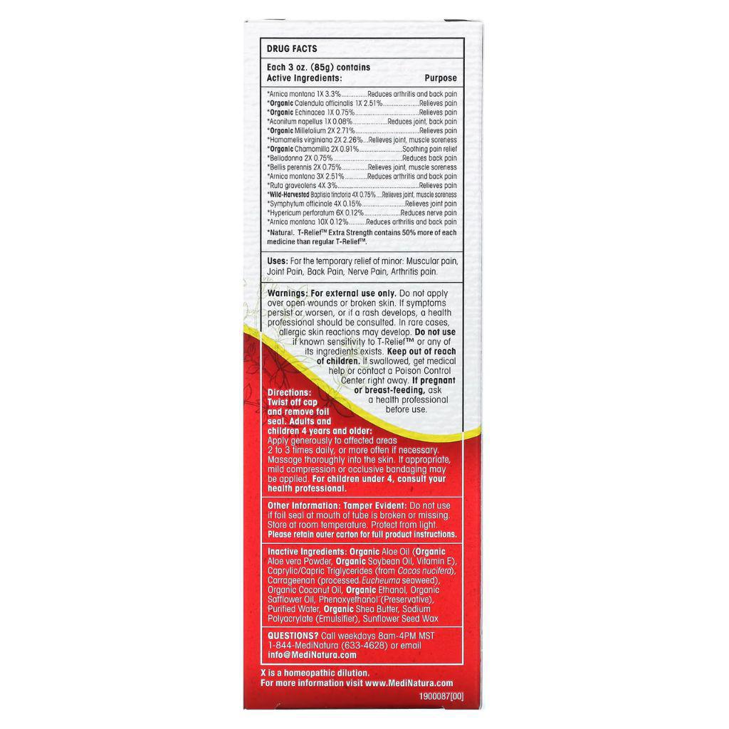 T-Relief Extra Strength Pain – 3oz Cream