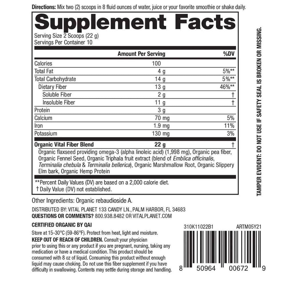 Vital Fiber - 7.76 oz.