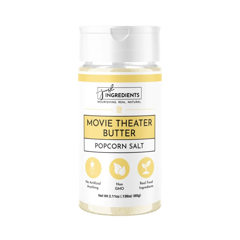 Just Ingredients Popcorn Salt - Movie Theater Butter - 2.11 oz