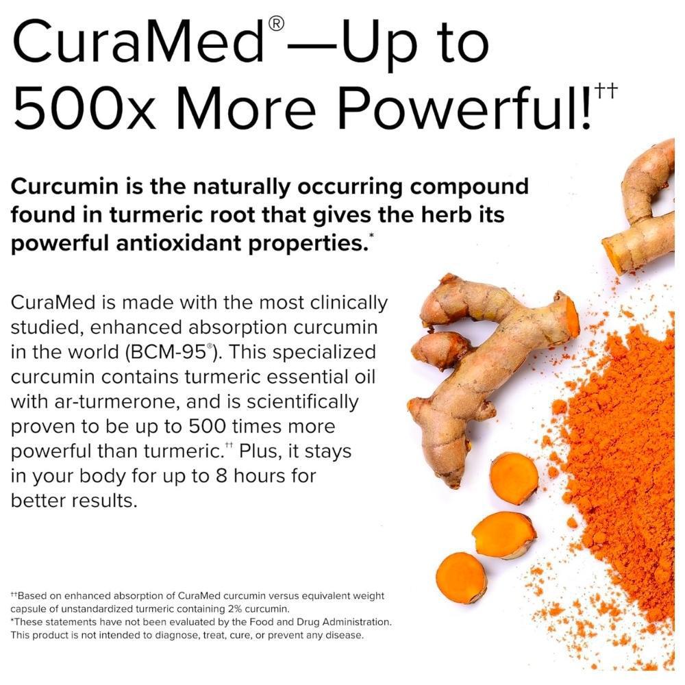 CuraMed 750 mg - 120 Softgels