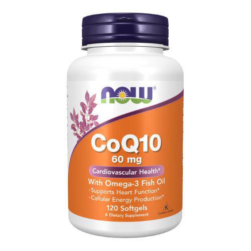 CoQ10 With Omega-3 Fish Oil 60 mg 120 ct