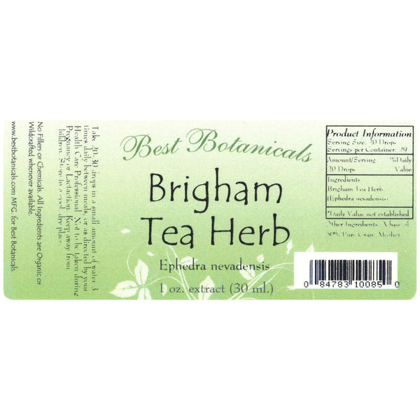 Brigham Tea Herb Extract - 1 oz