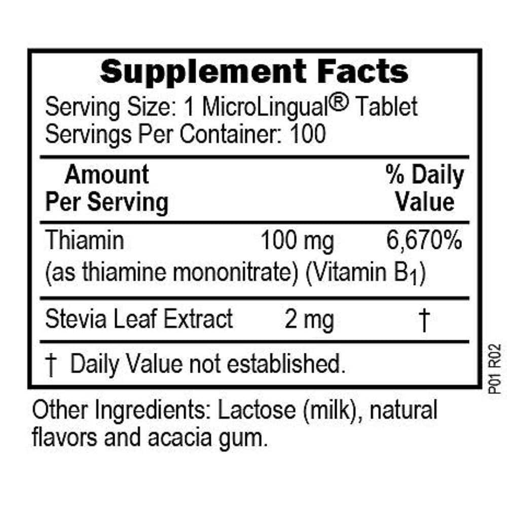 B-1- 100mg - 100 Tablets