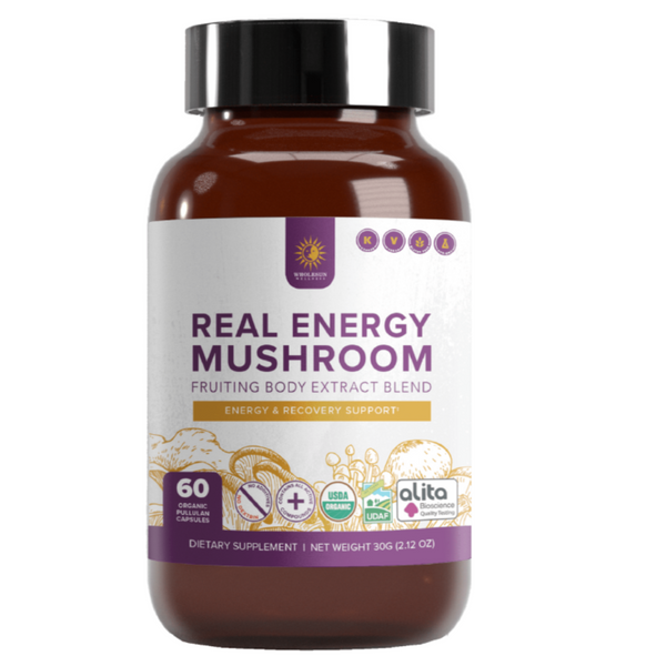 Real Energy Mushroom Capsules 60 ct