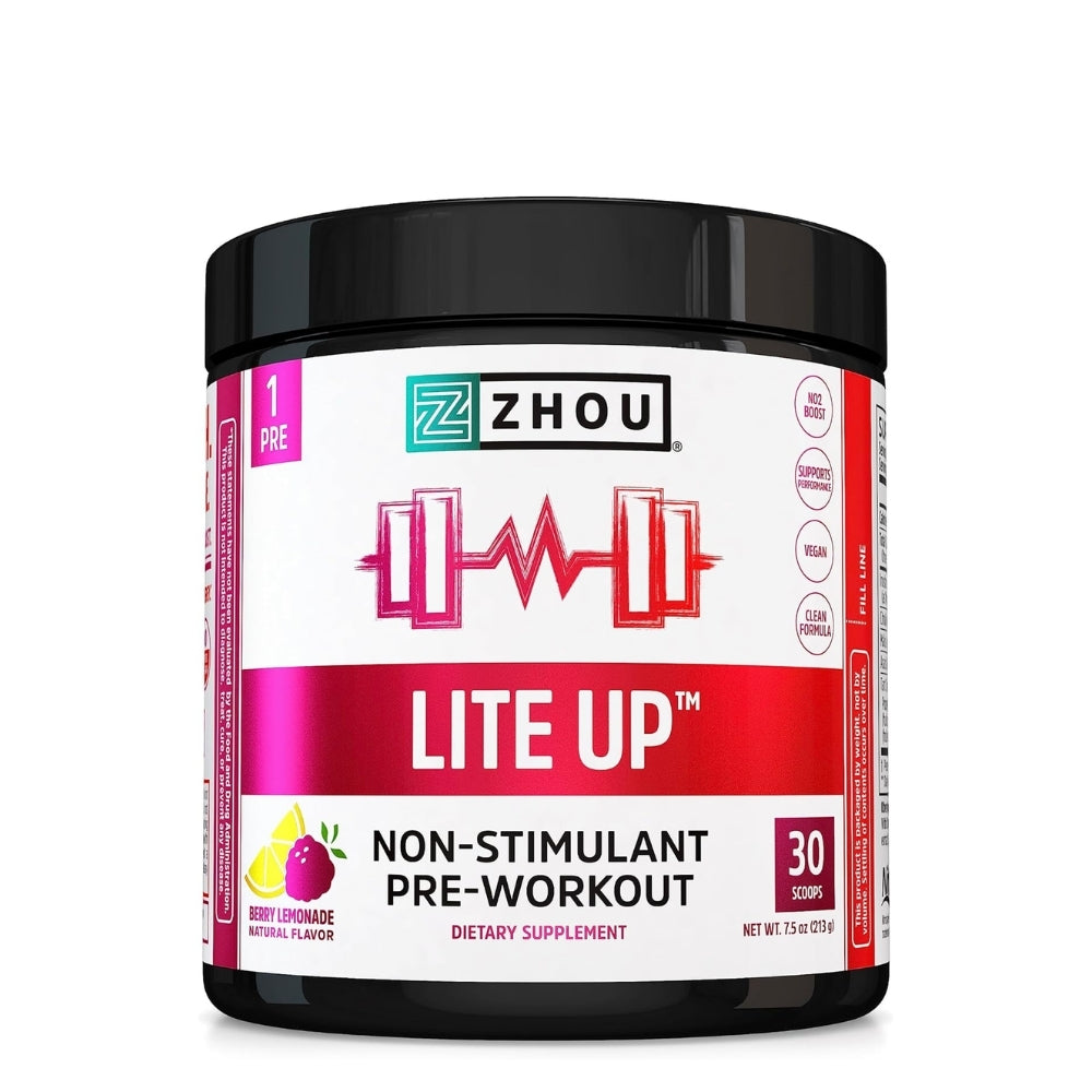 Zhou Lite Up Non-Stimulant Pre-Workout Drink