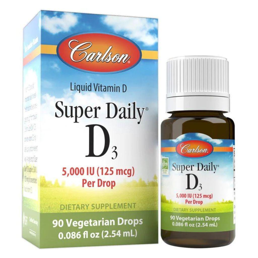Super Daily D3 Drops  - 5,000 IU - 0.086 fl oz