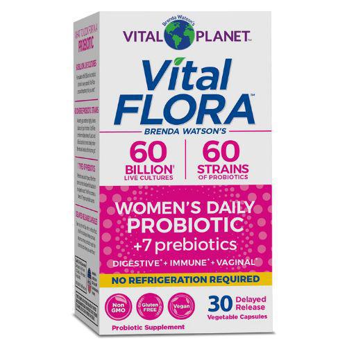 Vital Flora 60/60 Women's Daily Probiotic SS - 30 Delayed Release VegCaps
