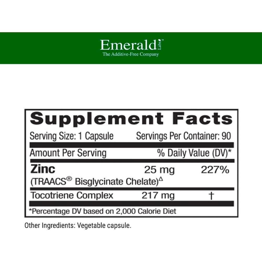 Zinc (Albion Chelated) - 25 mg - 90 Capsules