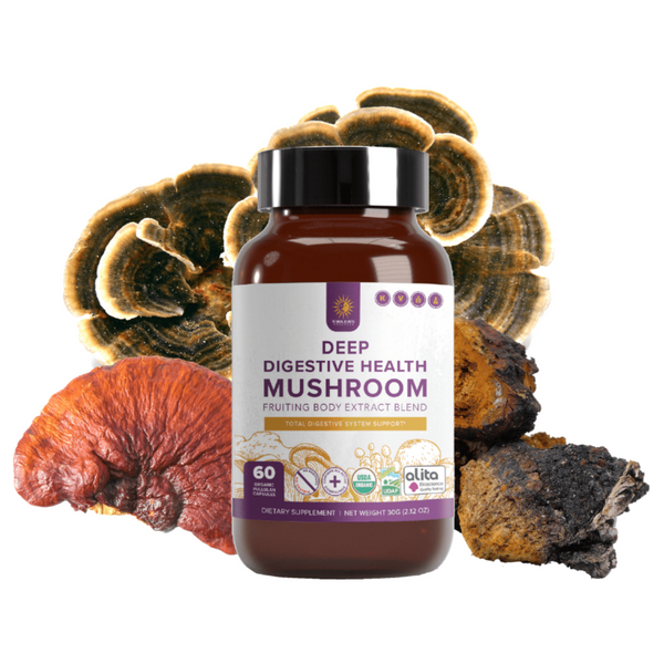 Deep Digestive Health Mushroom Capsules 60 ct