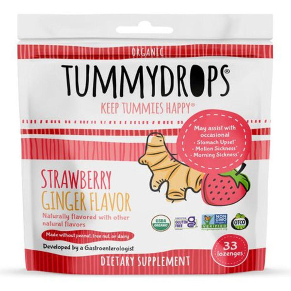 Tummydrops Strawberry Ginger - 33 pieces