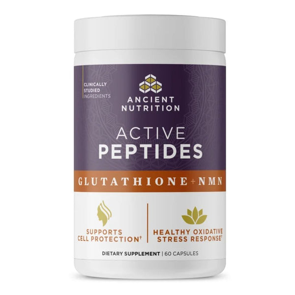 Ancient Nutrition ACTIVE PEPTIDES GLUTATHIONE + NMN - 60 Capsules