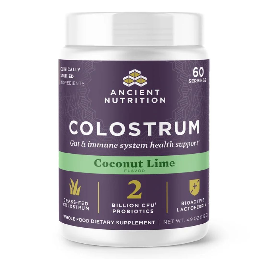 Ancient Nutrition COLOSTRUM COCONUT LIME - Powder 60 SRV