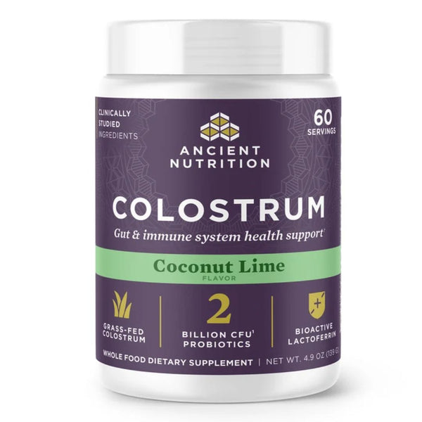 Ancient Nutrition COLOSTRUM COCONUT LIME - Powder 60 SRV