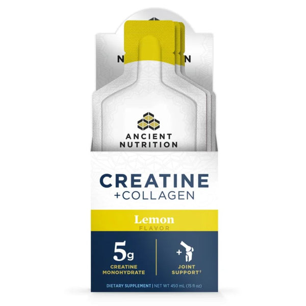 Ancient Nutrition CREATINE COLLAGEN GEL Lemon 15 Count