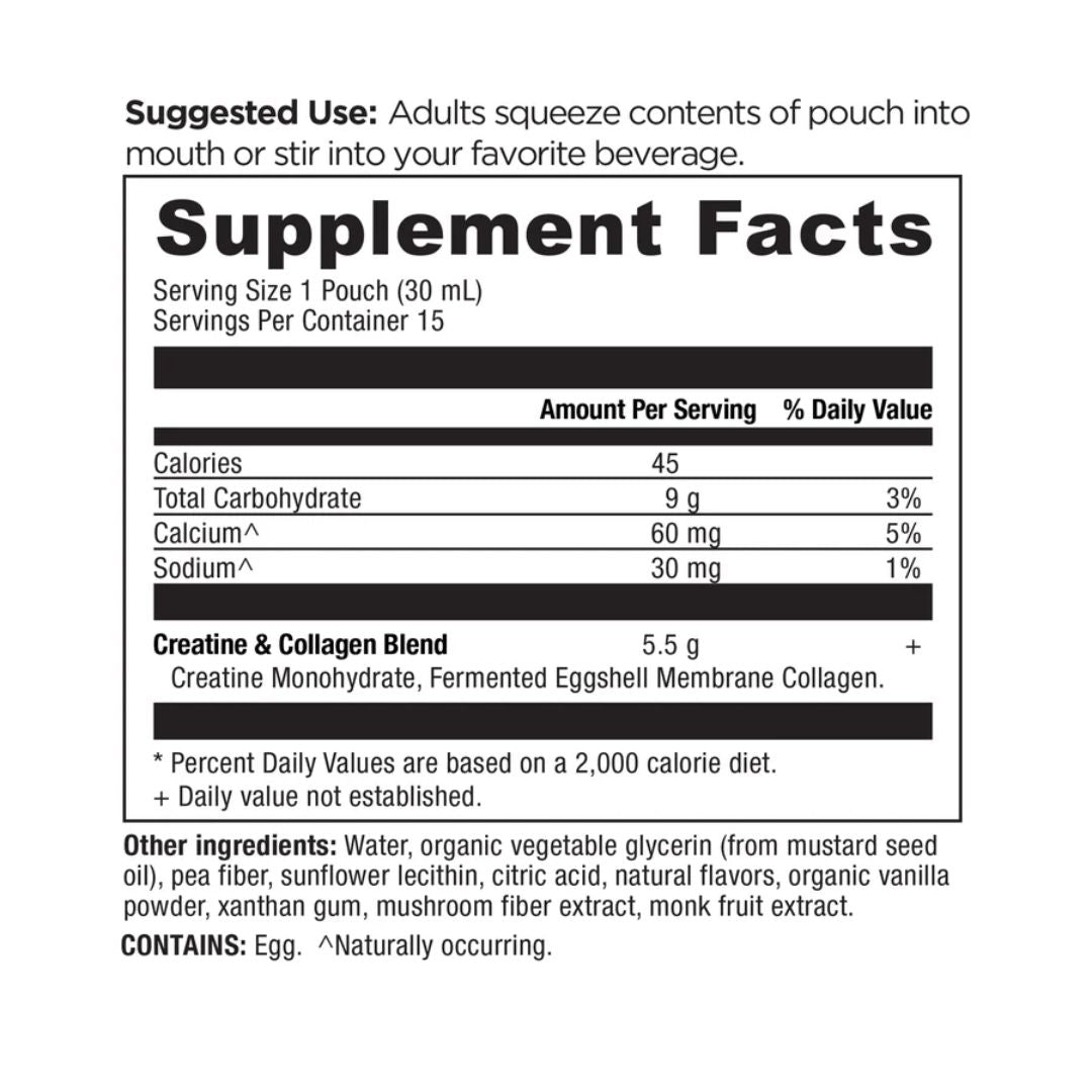 Ancient Nutrition CREATINE COLLAGEN GEL ORANGE 15 Count