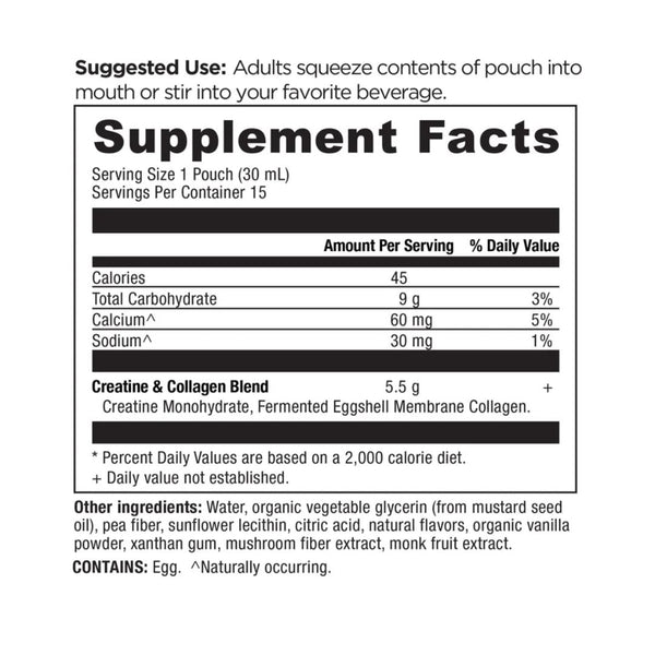 Ancient Nutrition CREATINE COLLAGEN GEL ORANGE 15 Count