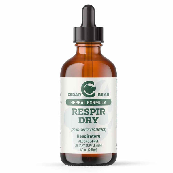 Cedar Bear Respir Dry (For Wet Coughs) 2 Ounce