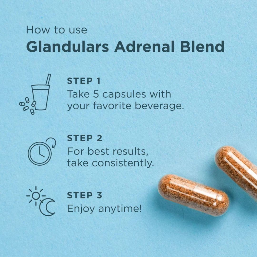 Ancient Nutrition ANCIENT GLANDULARS  CAPSULE  ADRENAL 150 Capsules