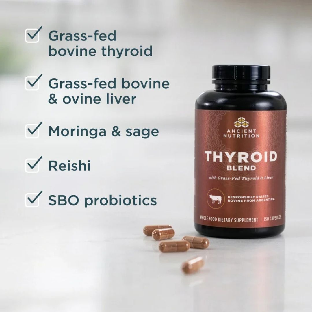 Ancient Nutrition ANCIENT GLANDULARS  CAPSULE  THYROID 150 Capsules