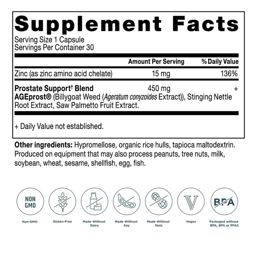 Ancient Nutrition MENS HEALTH - CAPSULE PROSTATE 30 Capsules