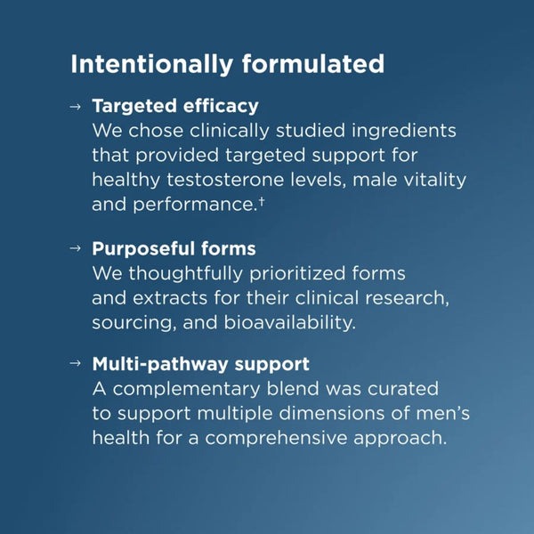 Ancient Nutrition MENS HEALTH TESTOSTERONE BOOSTER - 120 Capsules