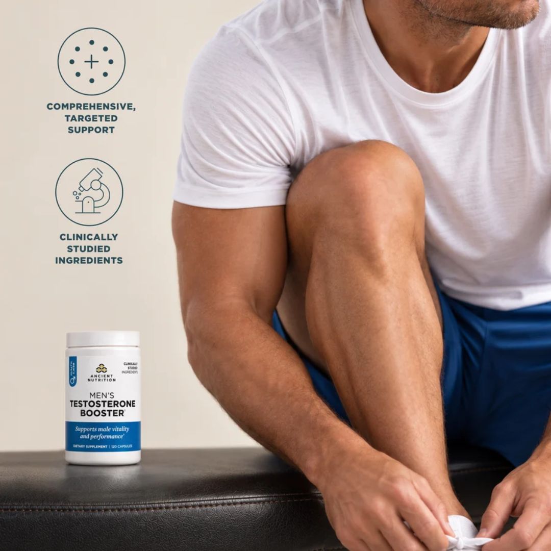 Ancient Nutrition MENS HEALTH TESTOSTERONE BOOSTER - 120 Capsules