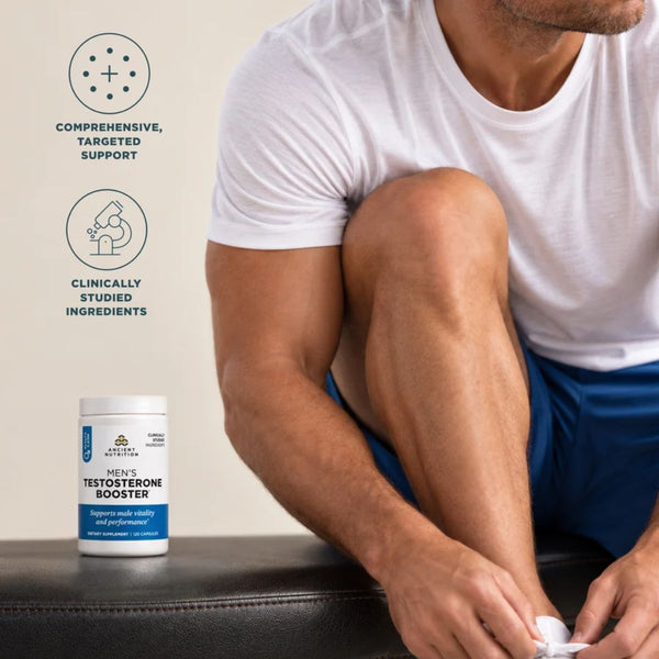 Ancient Nutrition MENS HEALTH TESTOSTERONE BOOSTER - 120 Capsules