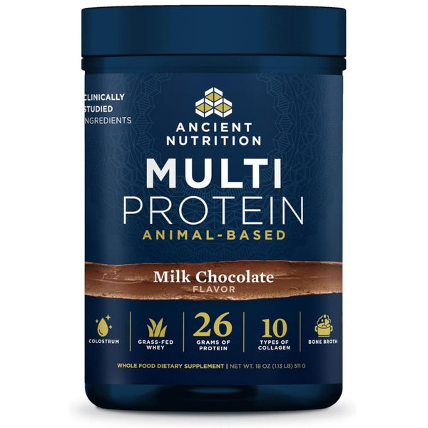 Ancient Nutrition Multi Protein Powder – Animal-Based Milk Chocolate 18oz