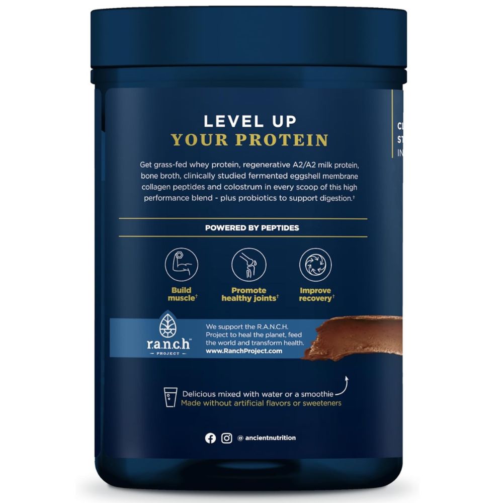 Ancient Nutrition Multi Protein Powder – Animal-Based Milk Chocolate 18oz