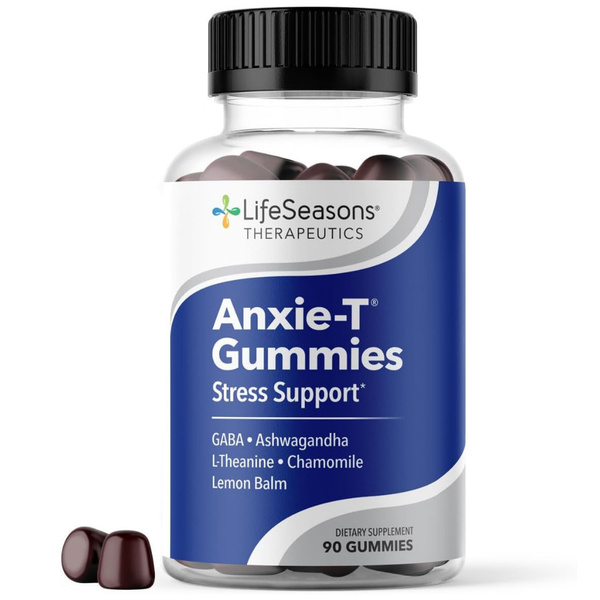 Lifeseasons Anxie-T Gummies by LifeSeasons – Natural Stress & Anxiety Relief - 90 Gummies