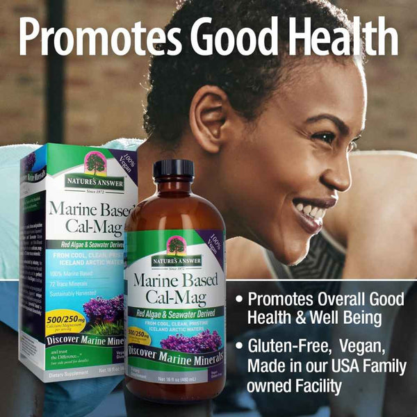 Nature's Answer Aquamin Plant Cal Mag Liquid 16 Ounce