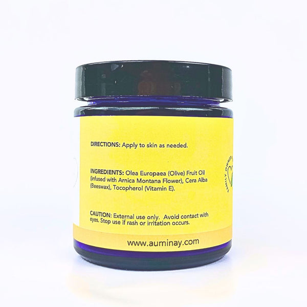 Auminay Arnica Salve 4oz Glass
