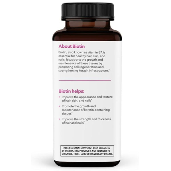 LifeSeasons Biotin Quick Melts – Extra Strength Beauty Support - 100 Capsules