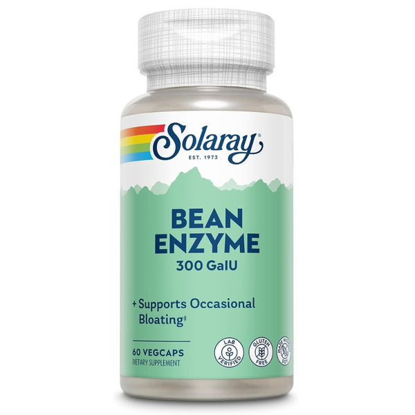 Solaray BEAN ENZYME - 300 GaIU - 60 VegCaps
