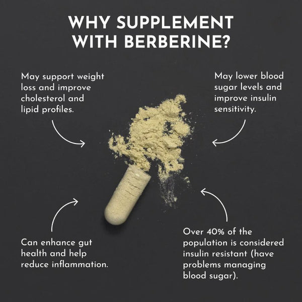 Just Ingredients Berberine Complex - 30 Capsules