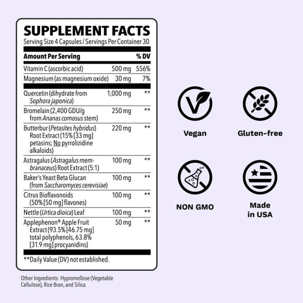Life Seasons Breathe-X Extra Strength Allergy & Sinus Support - 120 VegCaps