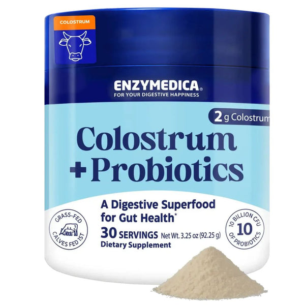 Enzymedica Colostrum Plus Probiotics – 30 Serving Powder