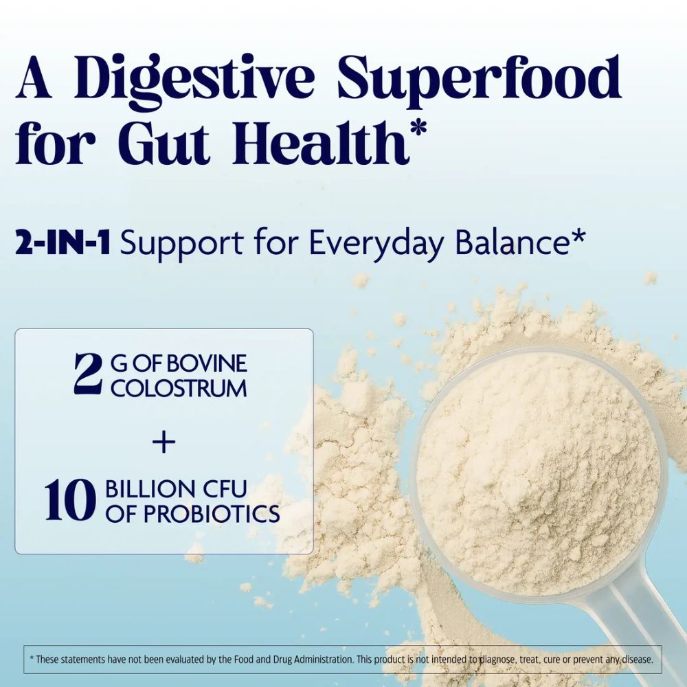 Enzymedica Colostrum Plus Probiotics – 30 Serving Powder