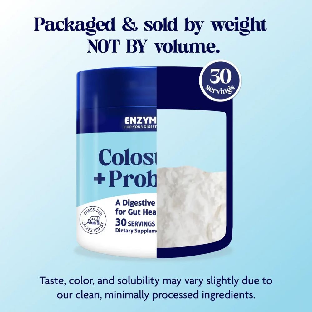 Enzymedica Colostrum Plus Probiotics – 30 Serving Powder