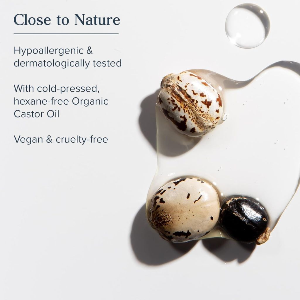 Heritage Store Organic Castor Oil and Tea Tree Dropper - 4 oz
