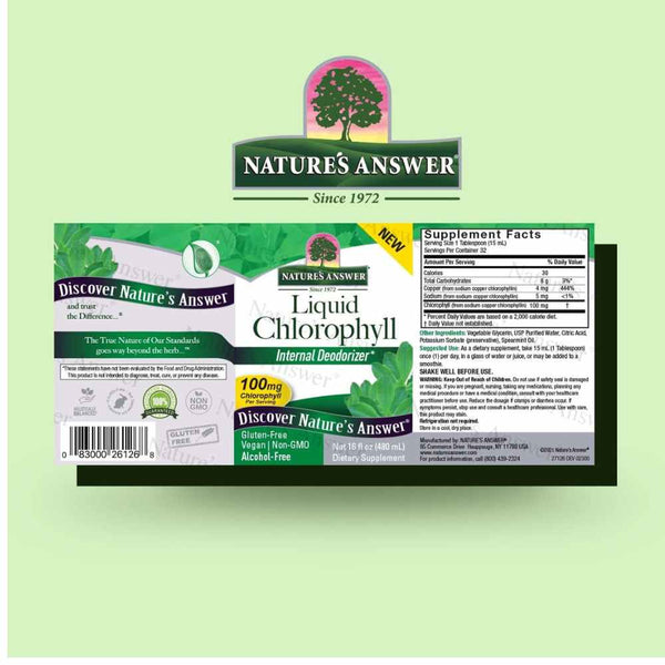Nature's Answer Chlorophyll Liquid 16 Ounce