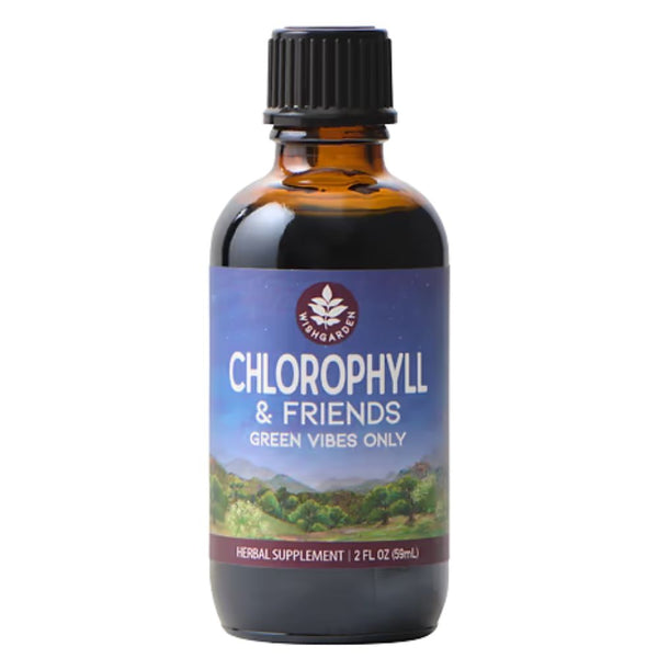 Wishgarden Chlorophyll & Friends – Daily Greens & Wellness Support (2 fl oz)