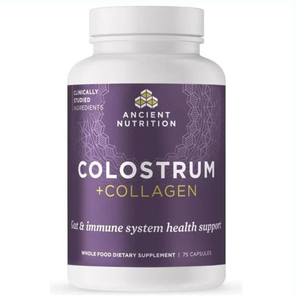 Ancient Nutrition Colostrum Plus Collagen - 25 Servings - 75 Caps
