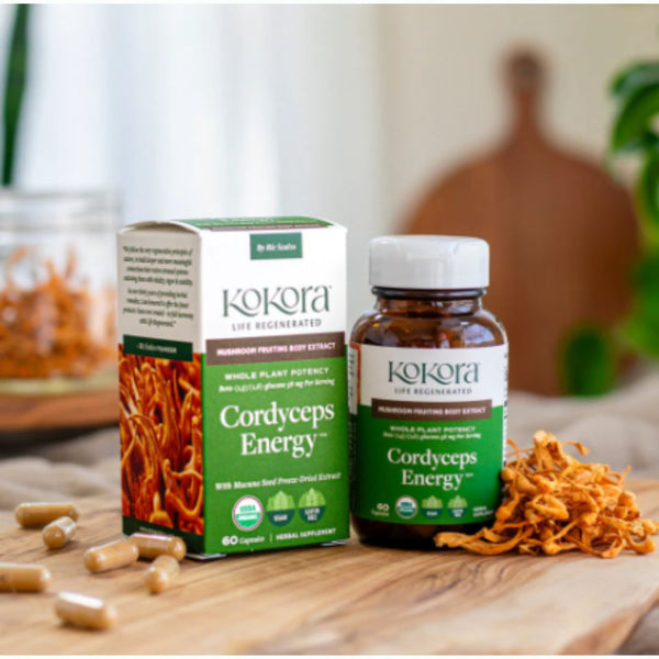 Kokora Cordyceps Energy - 800 mg - 60 Caps