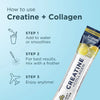 Ancient Nutrition Creatine + Collagen + Electrolytes LEMON Stick Packs 14 Count