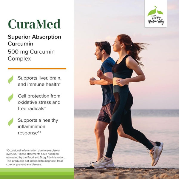 Terry Naturally CuraMed Superior Absorption Curcumin 500 mg 60 Capsules