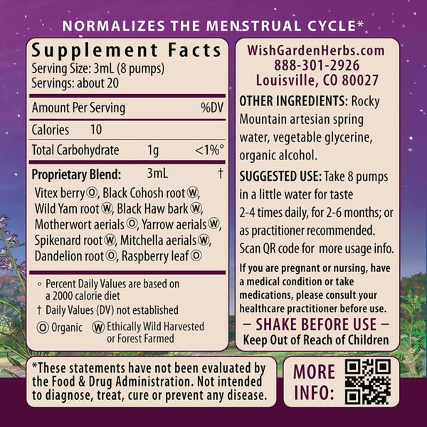 Wishgarden Cycle Harmony - Hormone Support - 2 fl oz