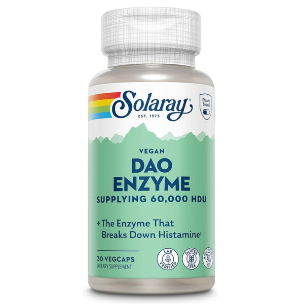 Solaray DAO ENZYME - 60,000 HDU - 30 VegCaps