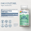 Solaray DAO ENZYME - 60,000 HDU - 30 VegCaps