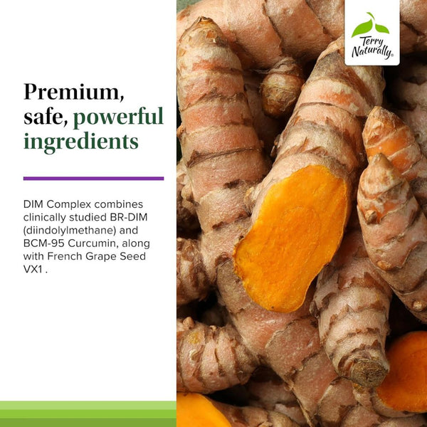 Terry Naturally DIM Complex – 30 Capsules  Advanced Hormone Balance &amp; Detox Support for Women and Men